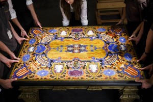 This pietre dure table top sold for a record £3.5 million.