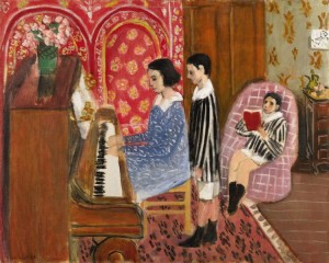 Henri Matisse - La lecon de piano.