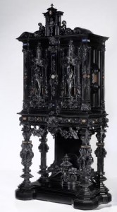 The cabinet-en-console designed by Michel Joseph Napoléon Liénard and executed by Auguste-Emile Ringuet-Leprince.