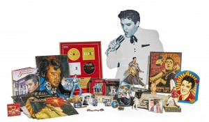 The collection of Elvis memorabilia.