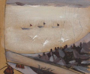 Tony O'Malley - Three Birds from Window (800-1,200).