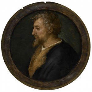 Raffaello Sanzio, called Raphael Profile Portrait of Valerio Belli, Bust Length, Facing Left