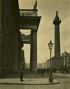 Portico of the GPO. May 1916