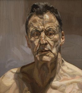 Reflection (Self Portrait), 1985 (oil on canvas), Freud, Lucian (1922-2011) / Private Collection / © The Lucian Freud Archive / Bridgeman Image