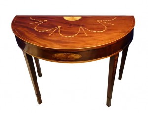 A Regency rosewood Cork fold over card table