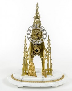 A skeleton clock (700-1,000).