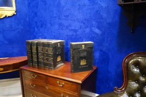 Six bound volumes of the 1844 Ordnance Survey of Ireland