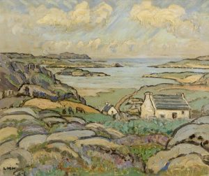 Letitia Marion Hamilton - Bunbeg, Co. Donegal (c1949) sold for 15,000 at hammer.