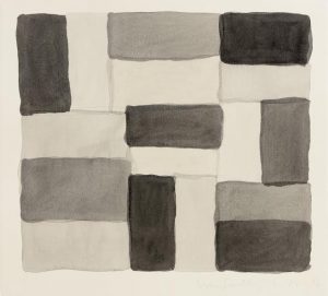 Sean Scully - 3,17.02 sold for 29,000 at hammer.