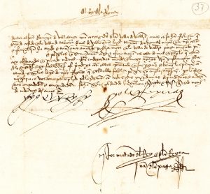  Signed order by Ferdinand & Isabella 1492