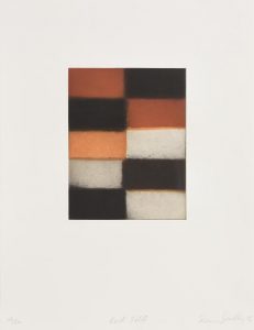 Sean Scully (b.1945) Red Fold (2006) limited edition lithograph signed & numbered 26/50 signed lower right & dated '06 (3,000-4,000)