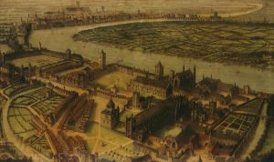 A view of Westminster c1584.
