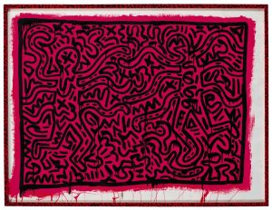 Keith Haring - Untitled 1982 (£200,000-300,000)