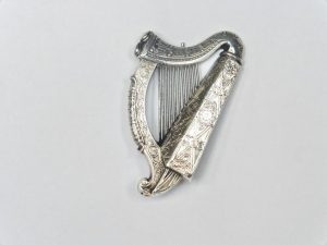  Harp brooch by Waterhouse of Dublin c1850 at The Silver Shop.