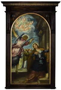 Jacopo Robusti known as Jacopo Tintoretto and Studio - The Angel foretelling St. Catherine of Alexandria  of her martyrdom (£100,000-150,000)