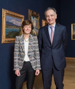 Patricia Barizet and Guillaume Cerruti.  Christie's London, 14 December 2016 © Christie’s 2016