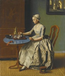Jean-Etienne Liotard (1702-1789) 'A Dutch girl at breakfast', c. 1756-57